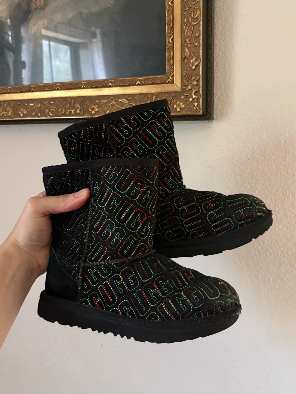 Kids Uggs Geaphic Print Boot